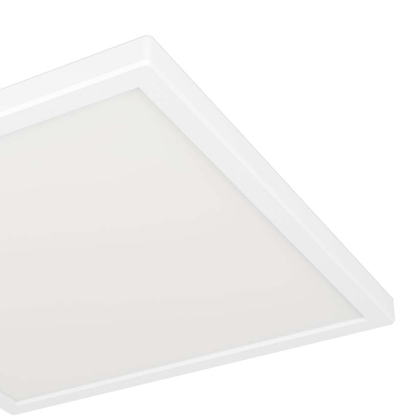 Plafonnier - Blanc - 29x29cm - Dimmable - LED - 1x14W - 2700-6500K - télécommande