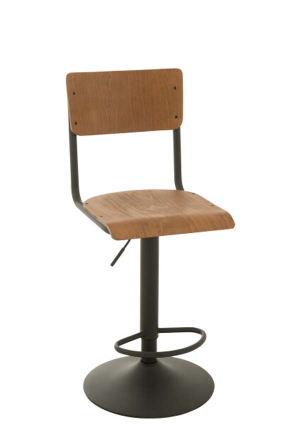 Chaise de bar Vinci brun