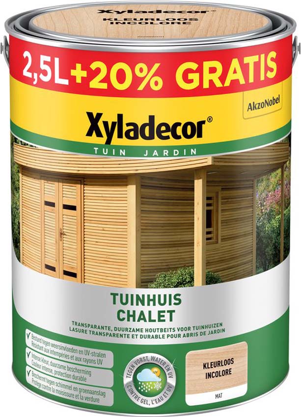 Lasure pour abri de jardin Xyladecor incolore 3L