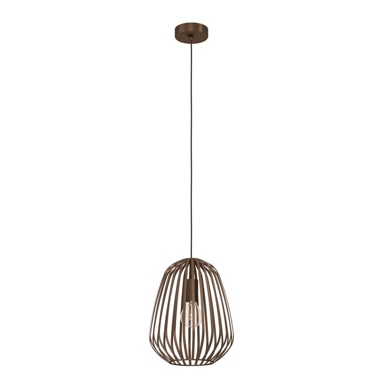 Hanglamp - brons - Ø28cm - dimbaar - E27 - 1x40W