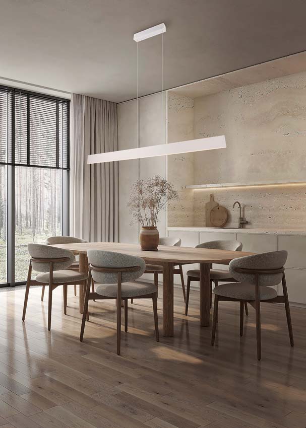 Suspension Easy Lift - Gris - 150cm - Dimmable - 1x35W - 2700-6000K