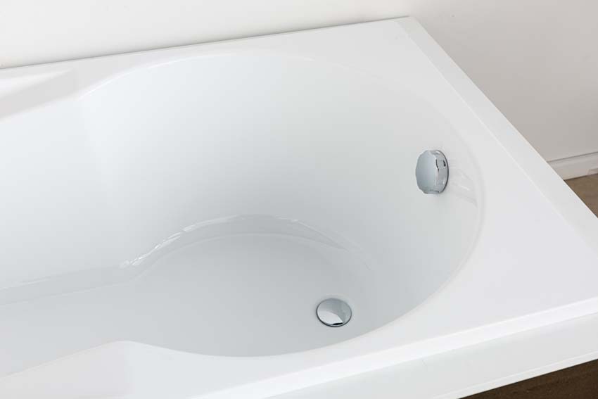 Inbouwbad Cora glanzend wit ergonomisch 180x80cm