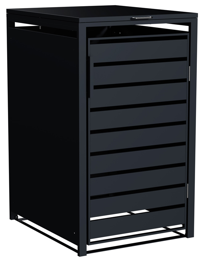 Containerberging mat zwart 116x68x80cm