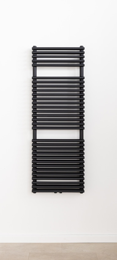 Handdoekradiator Doby 140x50cm dubbel zwart 1169W