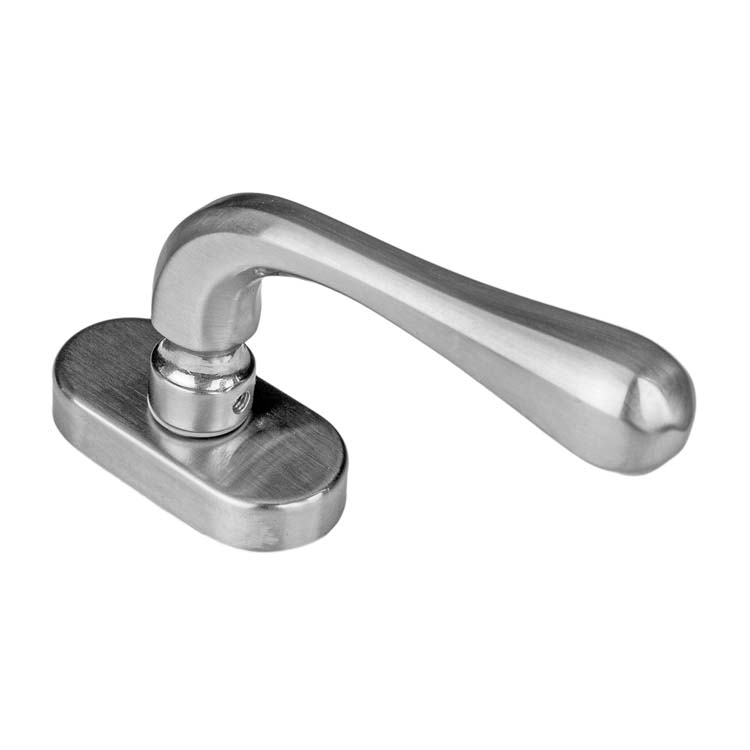 Poignée fenêtre pro alba tournant look inox