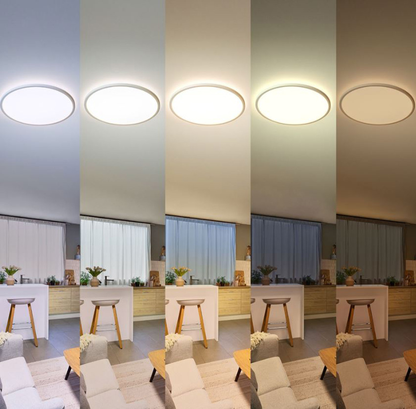 Plafonnier - blanc - Ø54,1cm - dimmable - LED - 1x32W - 2200/6500K