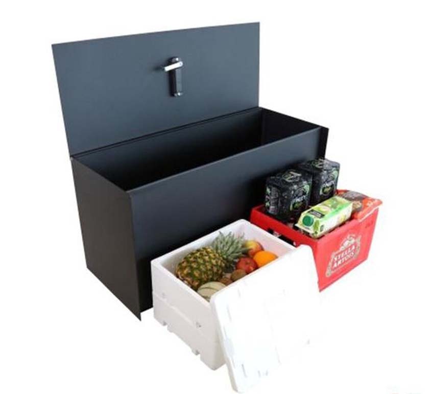 Pakketbrievenbus ONZO (eSafe) Bulkbox Connect antraciet