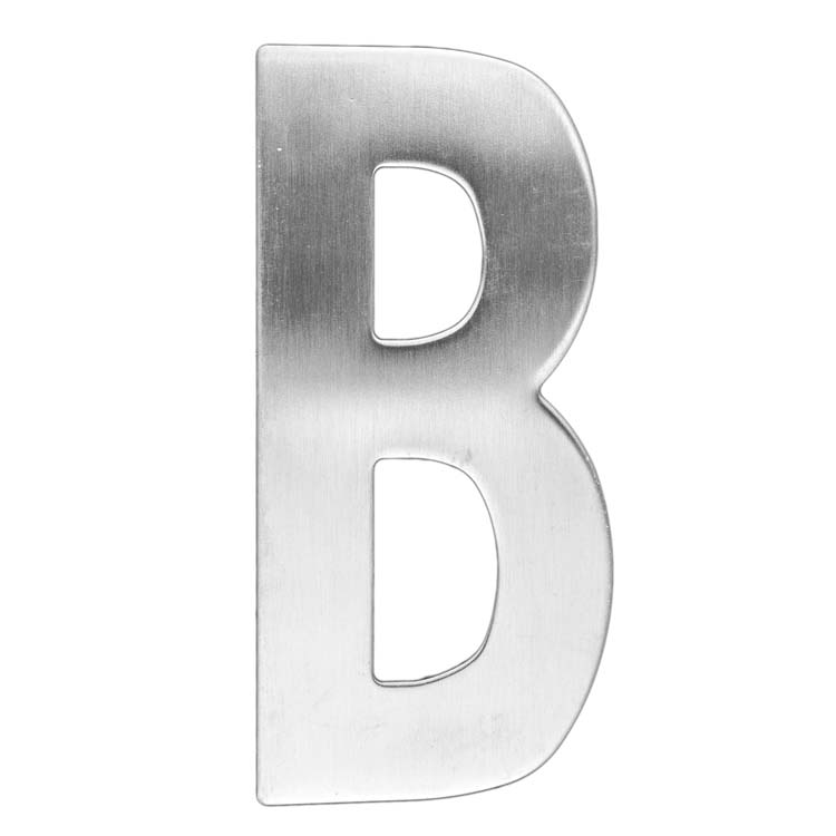 Lettre de maison plat b inox plus