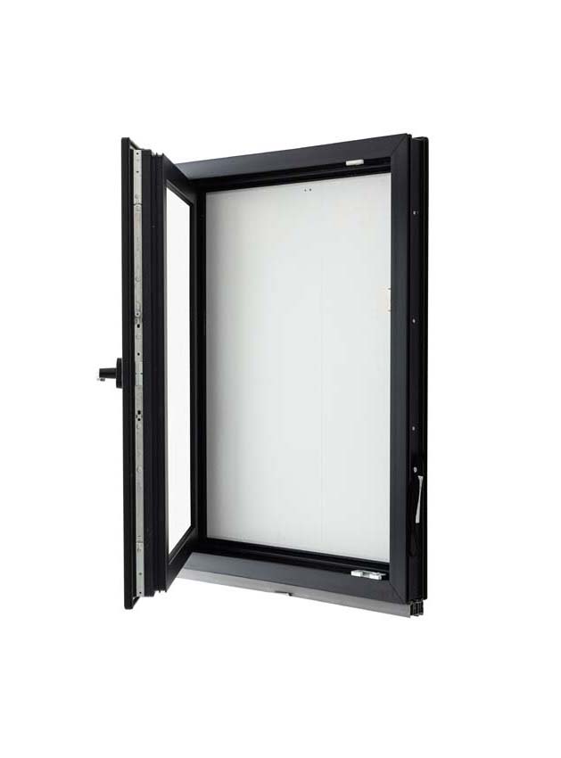 1-VAN Châssis oscillo-battant pvc Elegant noir/noir B750xH1000 mm G 1-VAN Châssis oscillo-battant pvc Elegant noir/noir B750xH1000 mm G