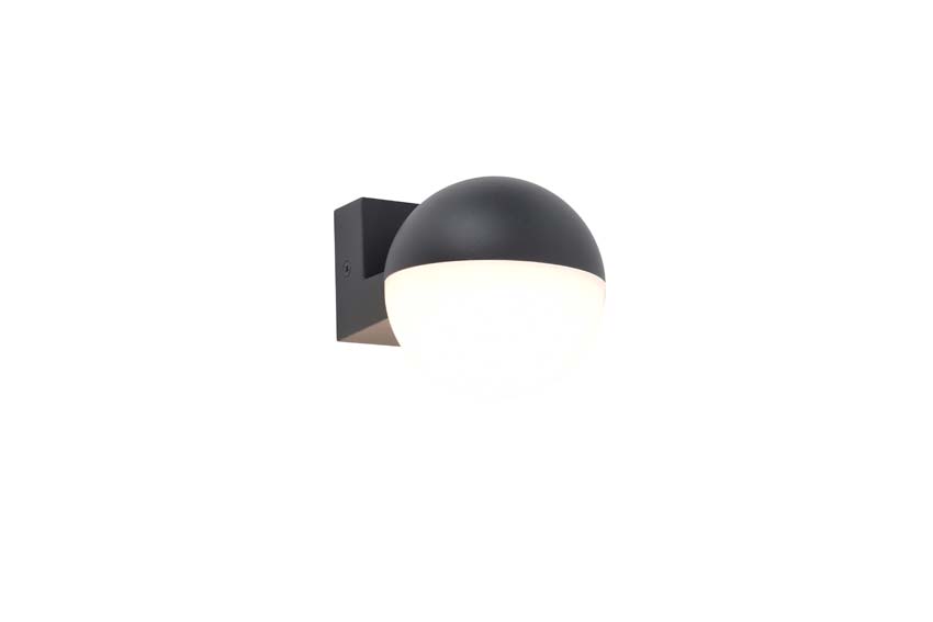 Wandlamp buiten Mira - grijs - 7.8W - 3000K - IP54