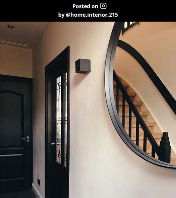 Wandspot badkamer - zwart - LED - 6W - 2700K - IP54