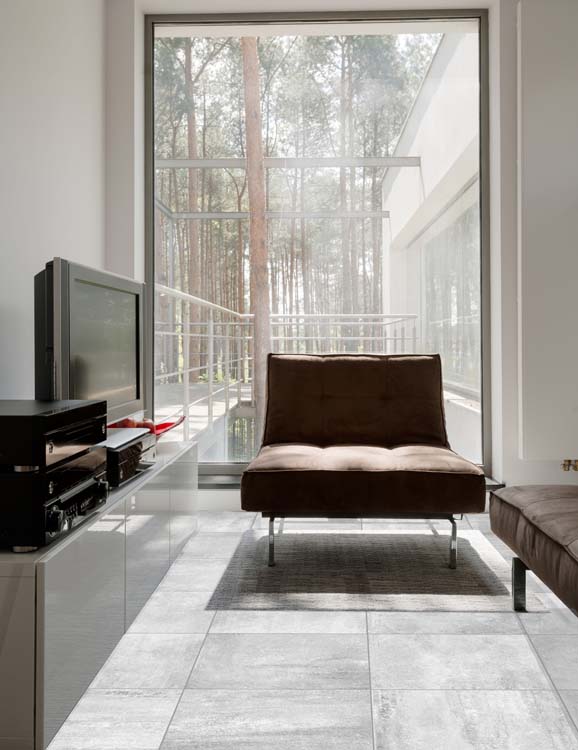 Carrelage de sol et mural Sueno gris 60x120cm