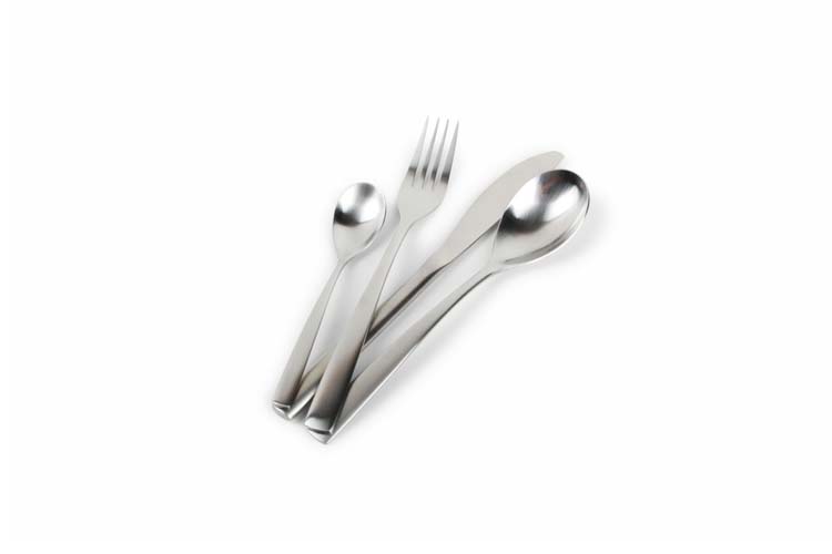 Set de couverts mat satin Prestige 24 pièces