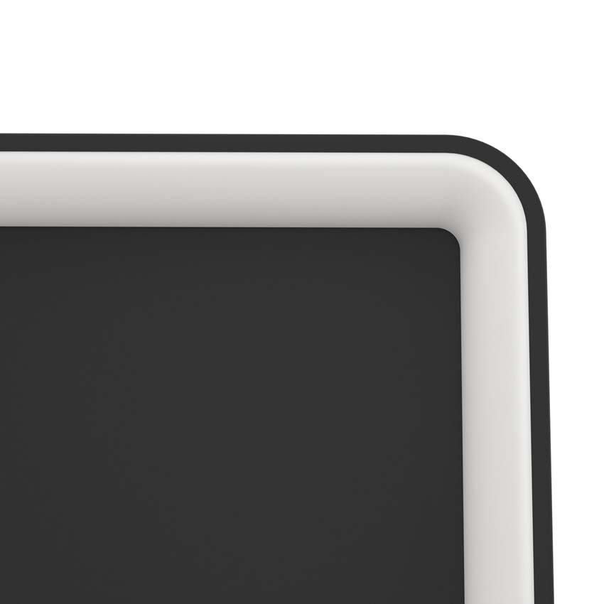Plafonnier - Noir - 35x35cm - Dimmable - LED - 1x18W - 2700-6500K - télécommande