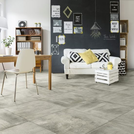 Carrelage de sol et mural Betonico gris 45x45cm