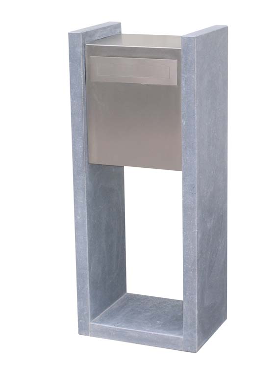 Brievenbus Sambre blauwsteen & inox