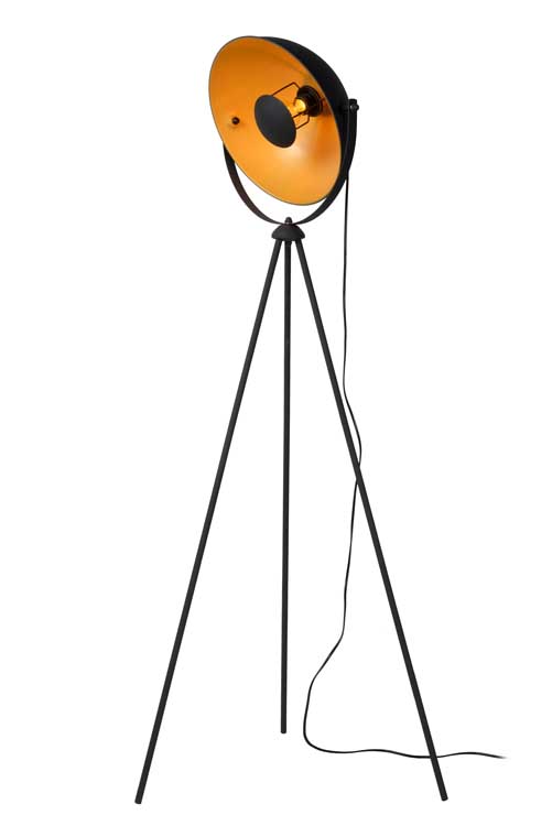 Lucide ALVARO - Lampadaire - E27 - Noir