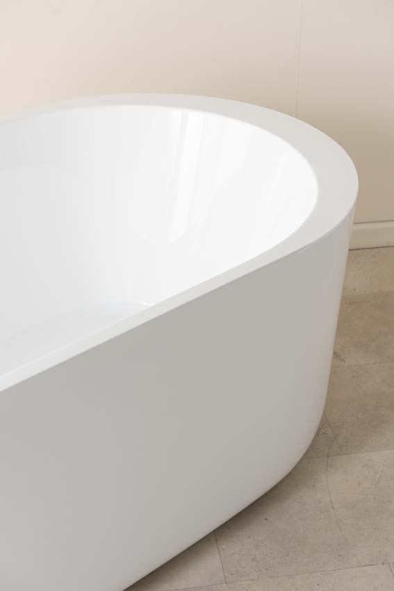 Vrijstaand bad Brad 170x80cm wit Vrijstaand bad Brad 170x80cm wit