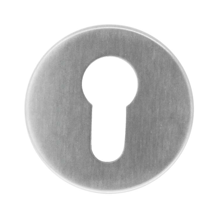 Plaque cylindre rond plat inox plus