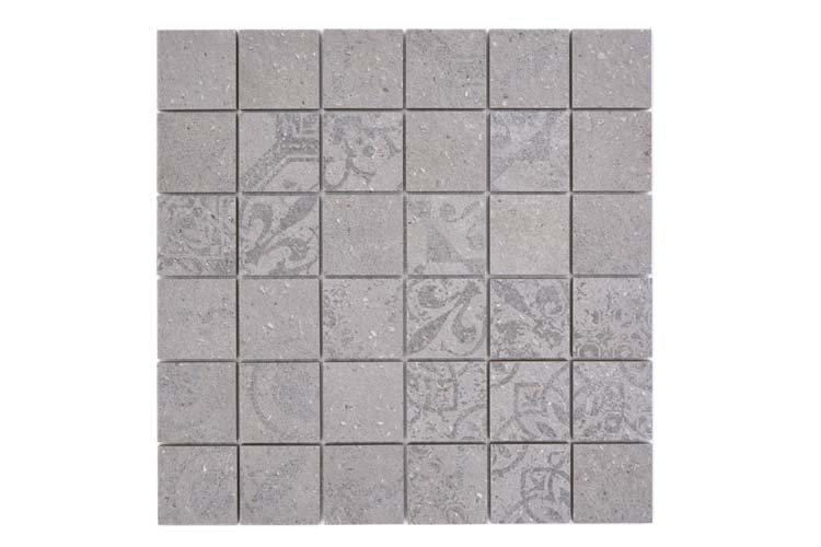 Mozaïek Blox grijs mat 29,8x29,8cm
