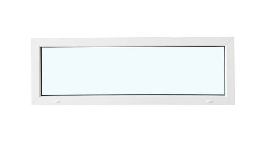 Châssis fixe pvc blanc budget L2000XH500 mm