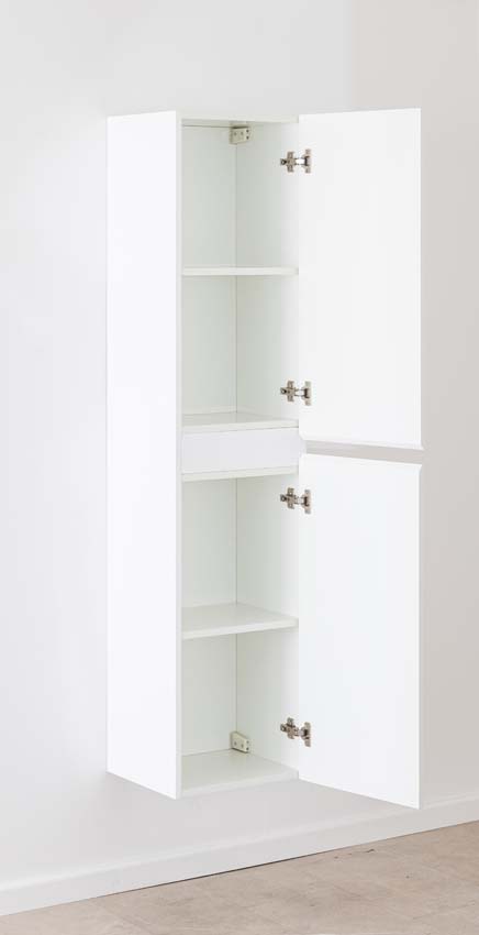 Kolomkast Tibo/Tony mat wit hangend 170x40x35cm