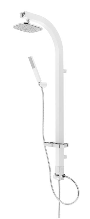 Doucheset Manu wit/chroom