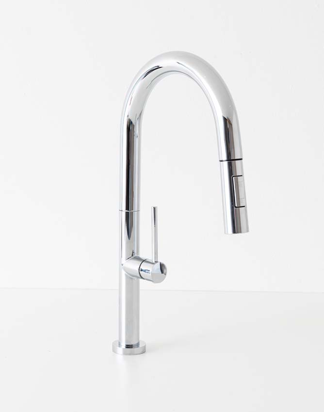 Robinet de cuisine Maverick chromé avec bec extractible Robinet de cuisine Maverick chromé avec bec extractible