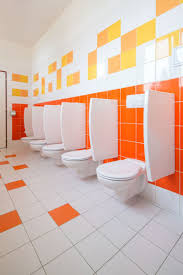 Wandtegel uni rood-oranje mat 20x20cm