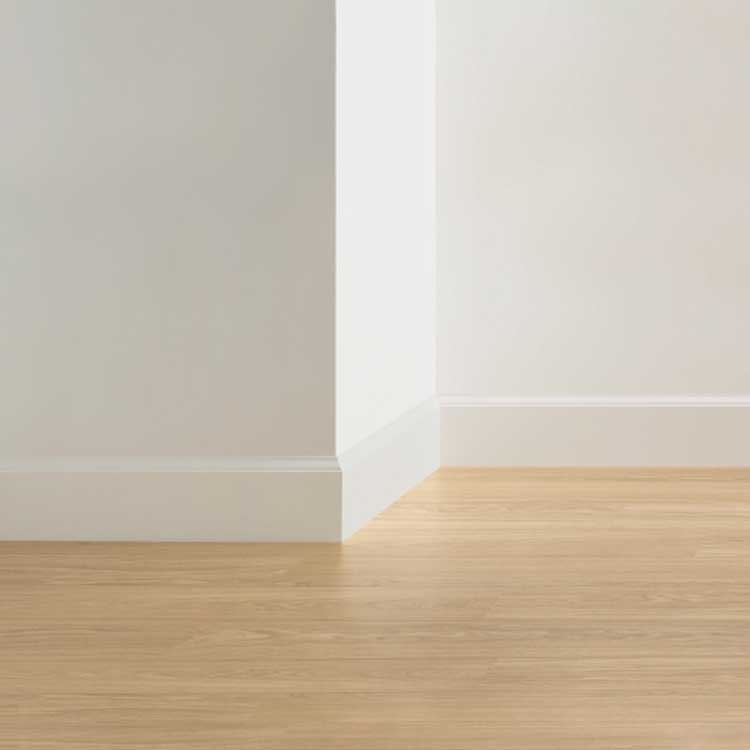 Beschilderbare plint Quick-Step 16 x 160 x 2400 mm wit