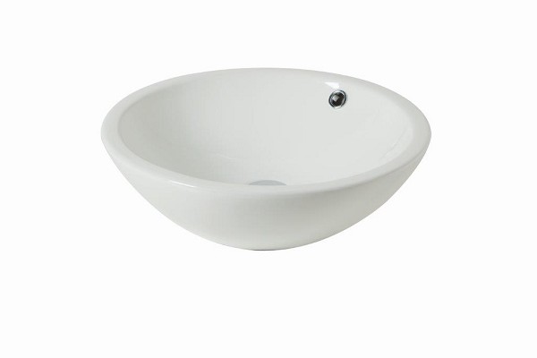 Opbouwkom Paris wit 43cm