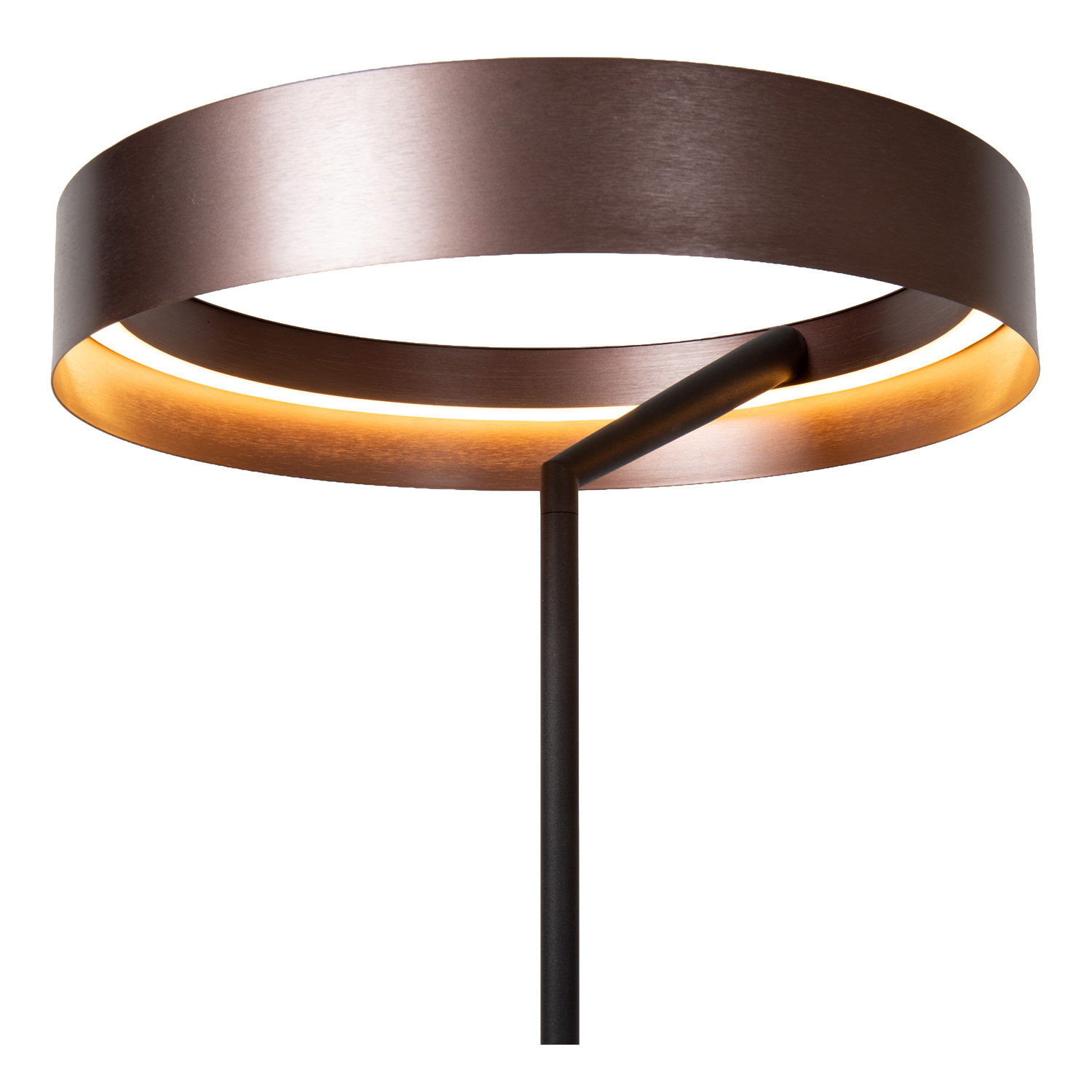 Vloerlamp - Ø40cm - LED - CCT - 1X24W 2200K/3000K - Koffie