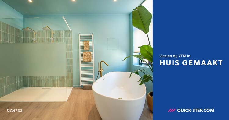 Laminaat Quick-Step Capture 9mm geborstelde eik natuur 138x21,2cm