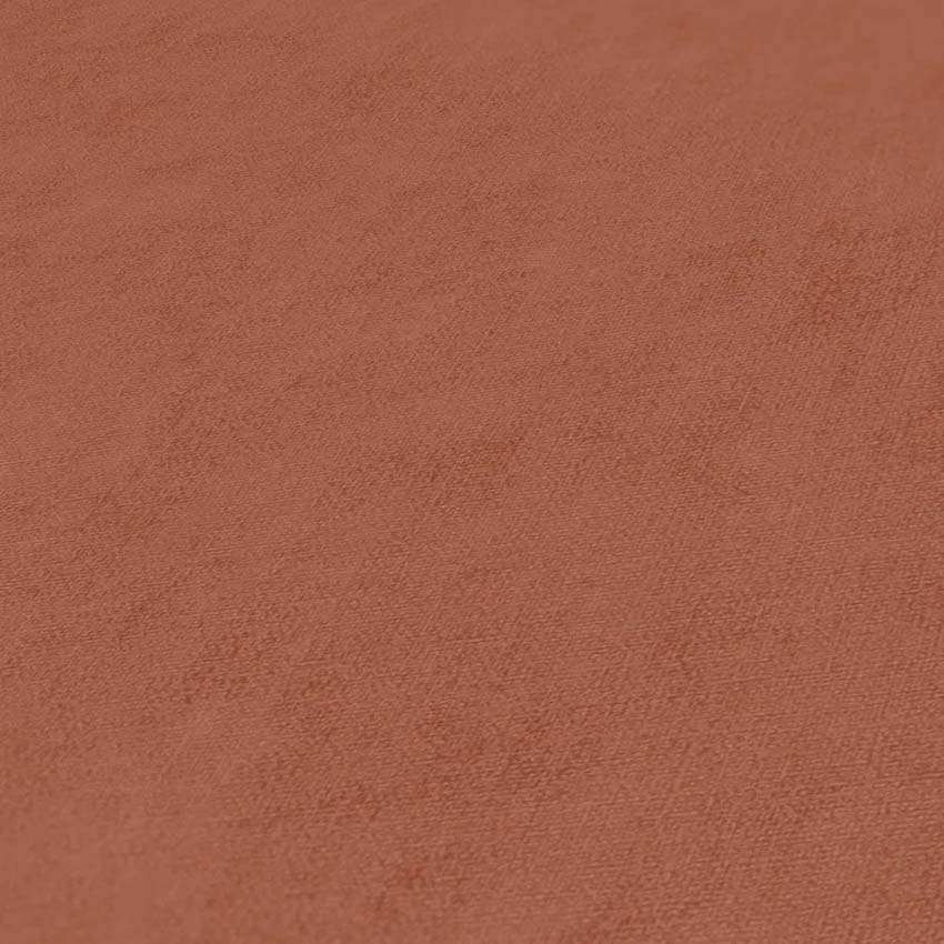 Vinyle sur papier peint intissé uni nuagé terracotta 0,53x10m
