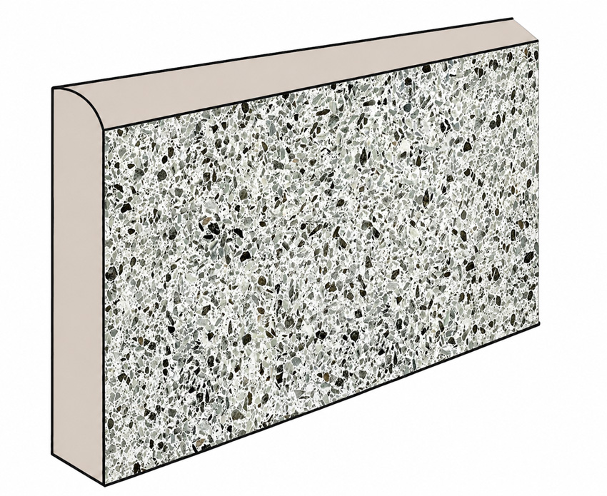 Plint Re-Bel vert 7x60cm