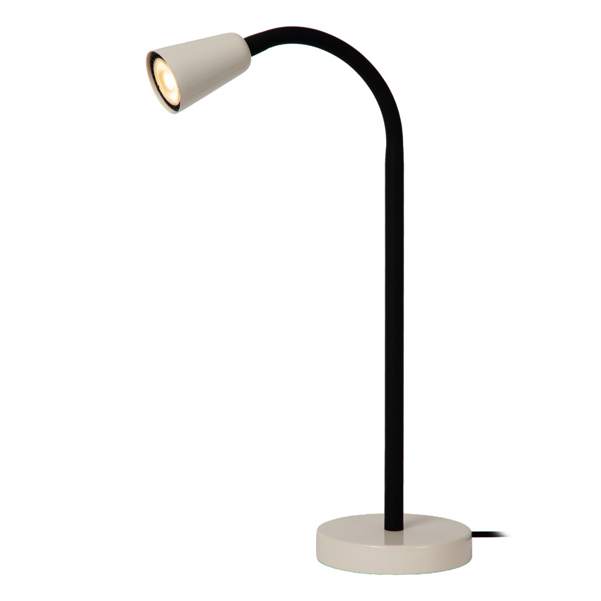 Lucide Essential Jasper - Lampe de table - 1xGU10 (MR16) - Beige