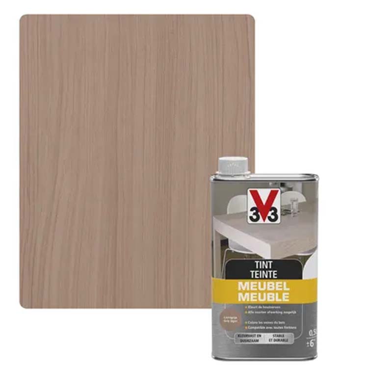 V33 meubeltint deco mat licht grijs 0,5L