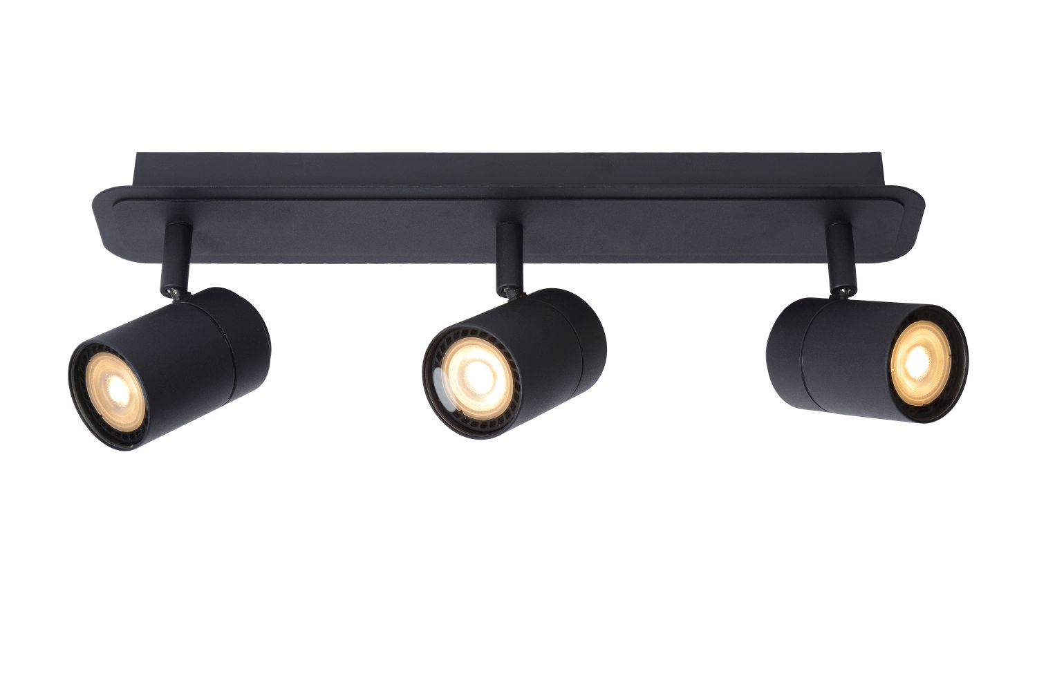 LENNERT Spot Plafond 3x5W/GU10 Noir Mat