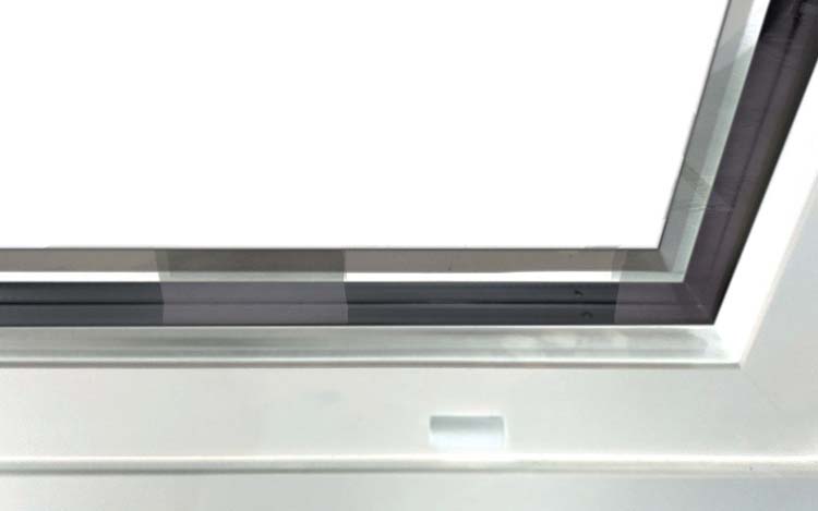 Châssis oscillo-battante 1-VAN ALU Luxio blanche L1000xH1000mm D