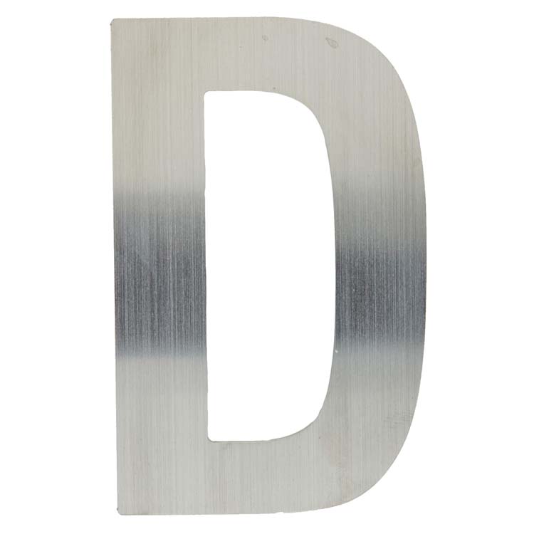 Huisletter pro plat d inox plus