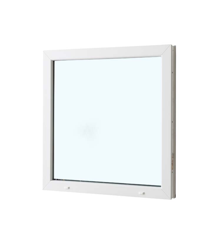 Châssis fixe pvc blanc budget L900XH900 mm