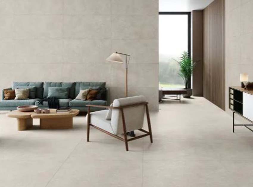 Carrelage de sol et mural Lomma Bone beige clair 60x120cm