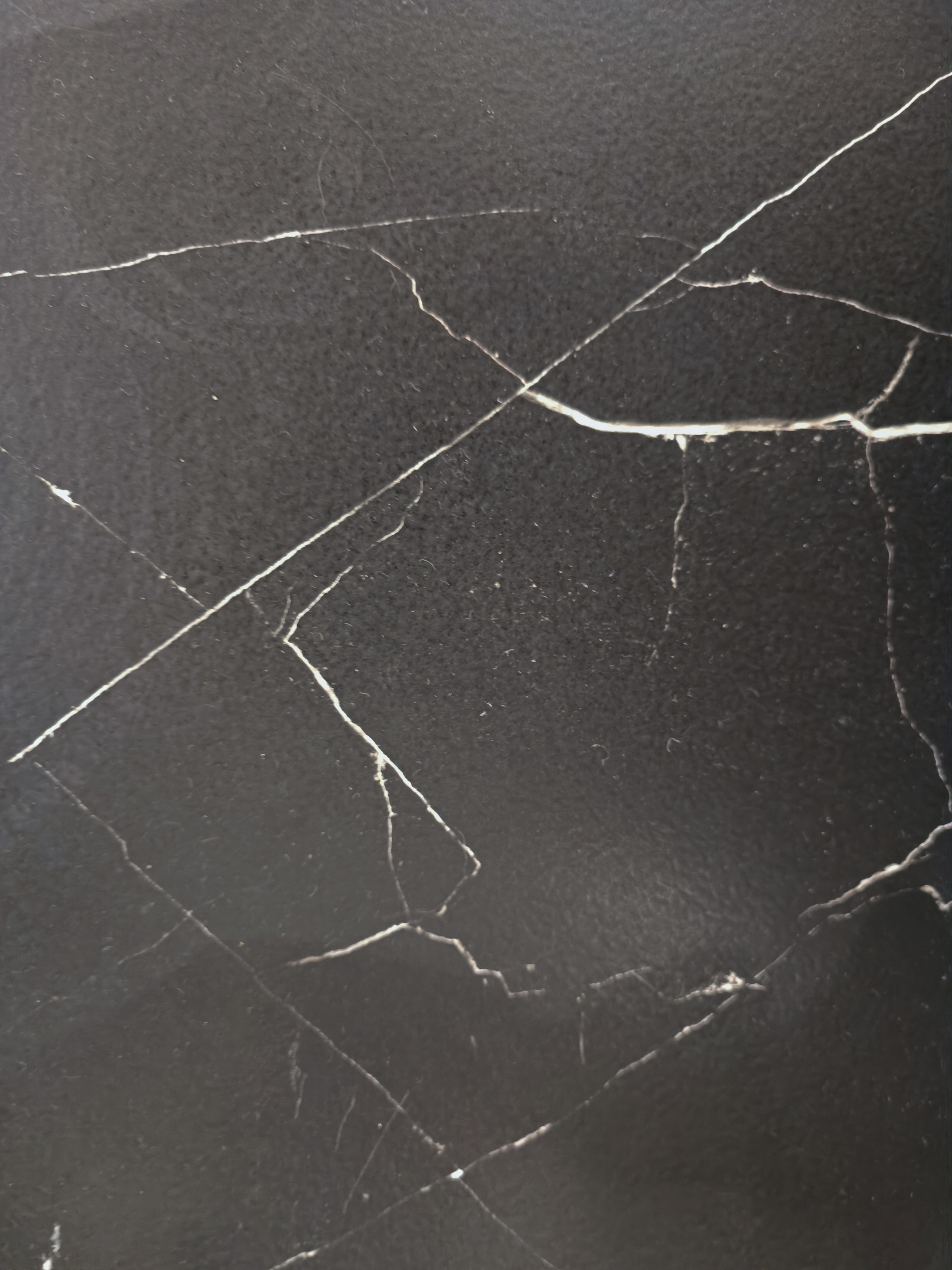 Vloer- en wandtegel Casanova Marquina Nero marmerlook mat zwart 80x80cm