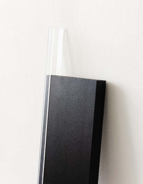 Plinthe pour armoire de cuisine Plenti noire/aspect bois 120cm