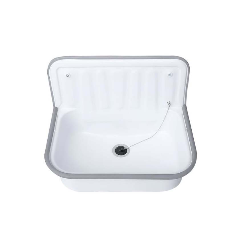 Égouttoir blanc brillant 50,5x37x33cm