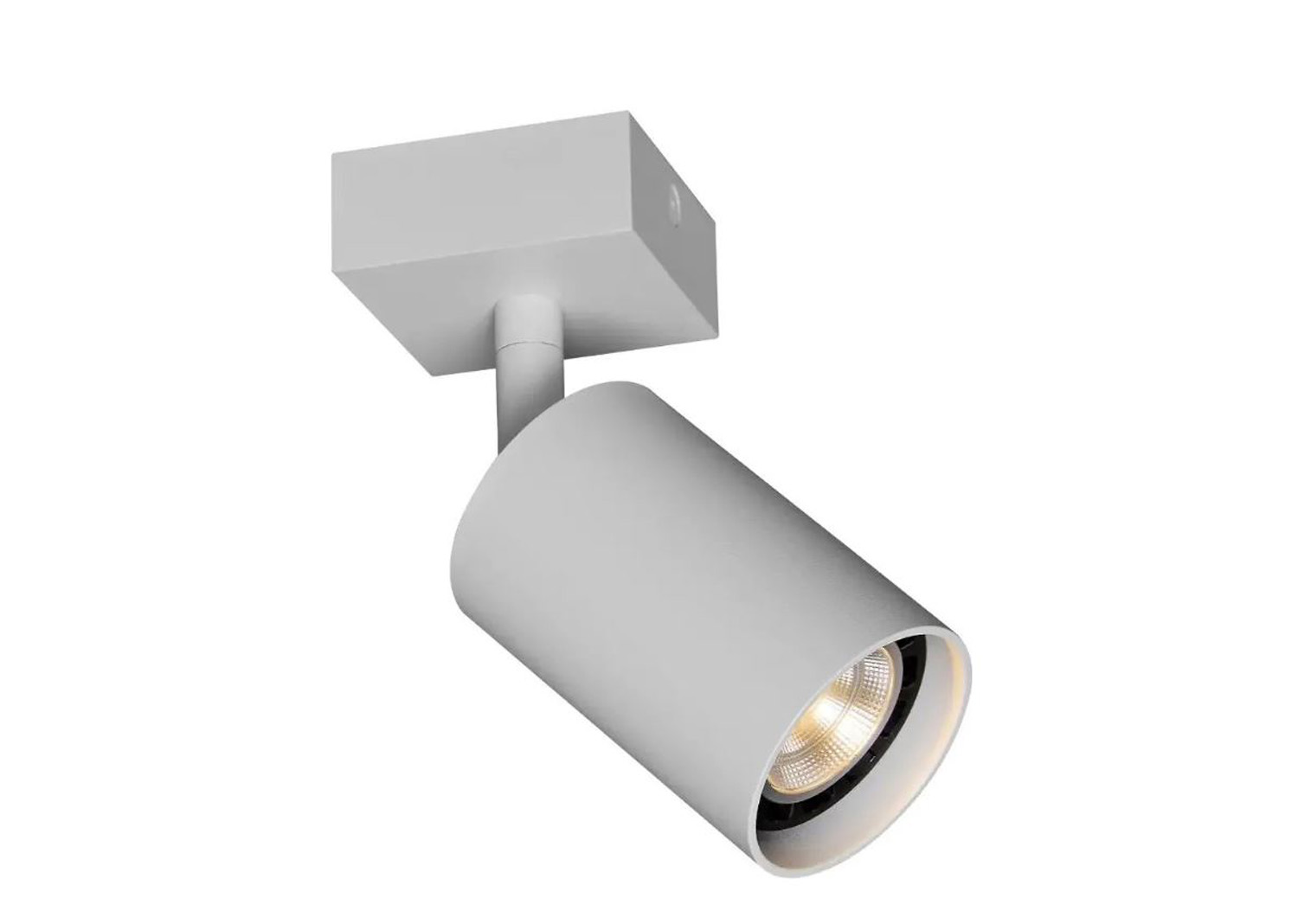Wandlamp - wit - 14,5x13x6cm - GU10 - 1x50W - excl. lichtbron - schakelaar