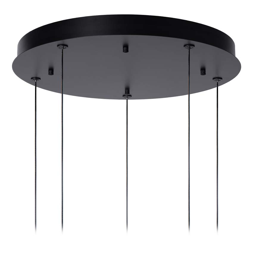 Lucide Premium Gisela - Hanglamp - Ø 48 cm - LED Dimb. - 5x3,8W 2700K - Transparant Lucide Premium Gisela - Hanglamp - Ø 48 cm - LED Dimb. - 5x3,8W 2700K - Transparant