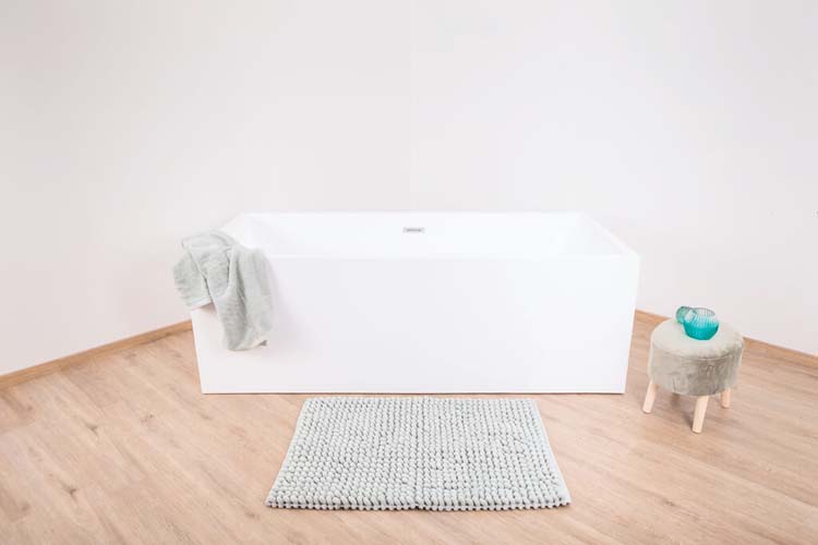 Vrijstaand bad Bright glanzend wit 178,5x80cm