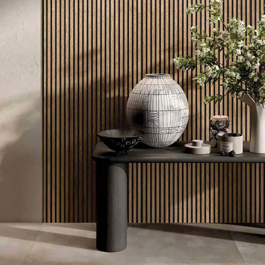 Carrelage mural Silva Noce line up mat chêne 60x120cm