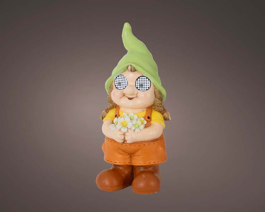 Figurine de naine multicolore 15x26,2x37cm